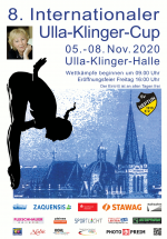 SV Neptun 1910 Aachen e.V. Plakat zum 8. Ulla-Klinger-Cup 2021 Wasserspringen