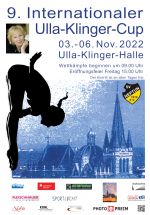 SV Neptun 1910 Aachen e.V. Poster of 9th Ulla-Klinger-Cup 2022 diving SV Neptun 1910 Aachen e.V. Poster of 9th Ulla-Klinger-Cup 2022 diving