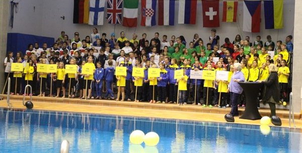 SV Neptun 1910 Aachen e.V. Eröffnungsfeier bei 5. UKC 2017 Wasserspringer